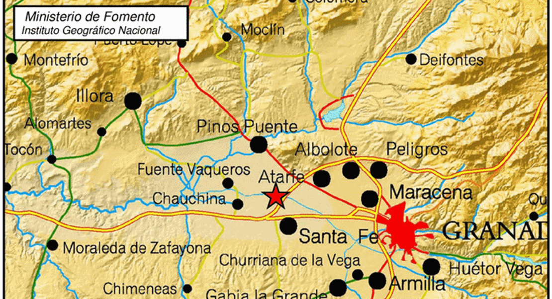 Racha de terremotos en Granada