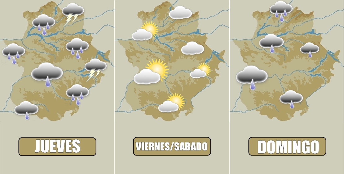 Pronóstico para el Puente del Pilar en Extremadura