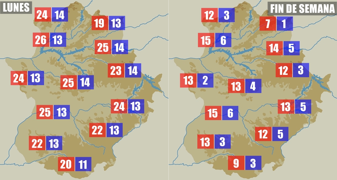 Primera entrada polar de la temporada en Extremadura