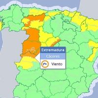 AEMET comienza a activar avisos para Extremadura