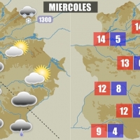 MIÉRCOLES: Precipitaciones en la diagonal suroeste extremeña