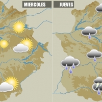 El jueves volverá la lluvia a la región