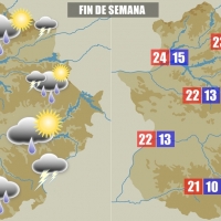 Tiempo variable para todo el fin de semana en Extremadura