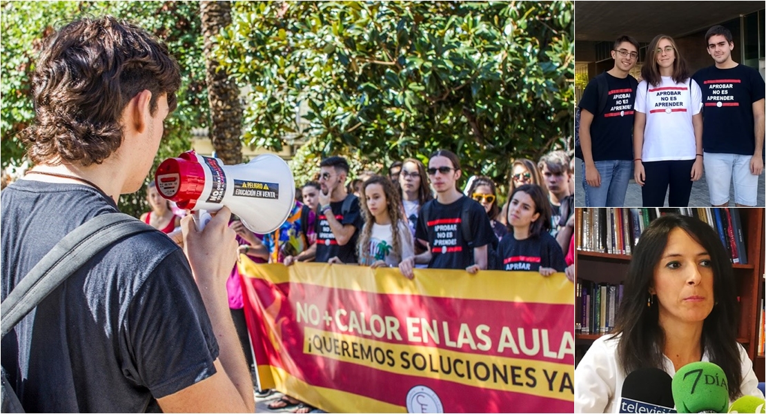 Los estudiantes consiguen que la Junta les dé agua fría, persianas y una ley