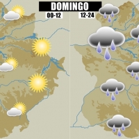 El domingo vuelven las lluvias a la región