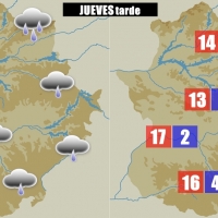 Este jueves volverá la lluvia por la tarde a la región