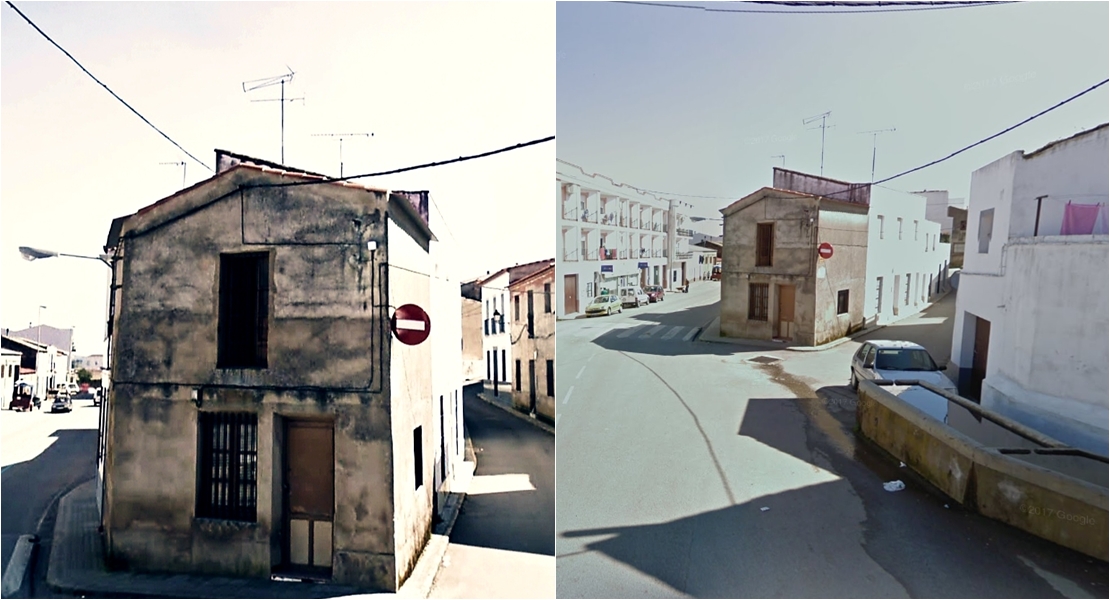 El fuego calcina un inmueble en Salvatierra de los Barros