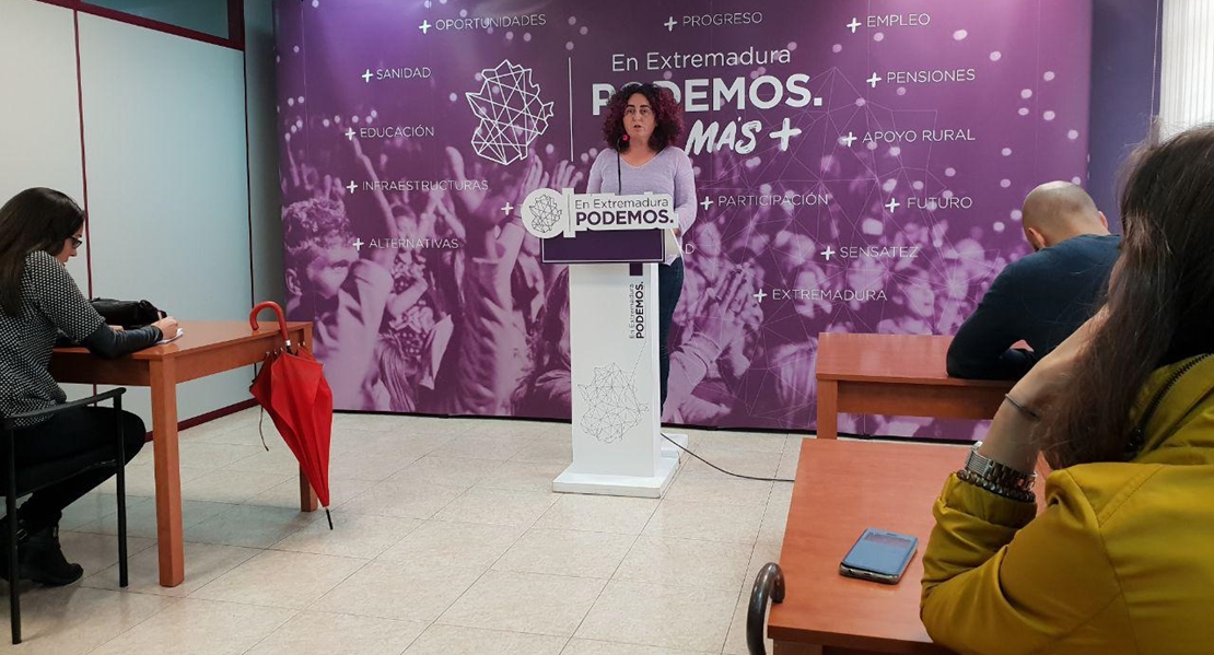 Podemos insta a la Junta a ejecutar más medidas para luchar contra la violencia de género