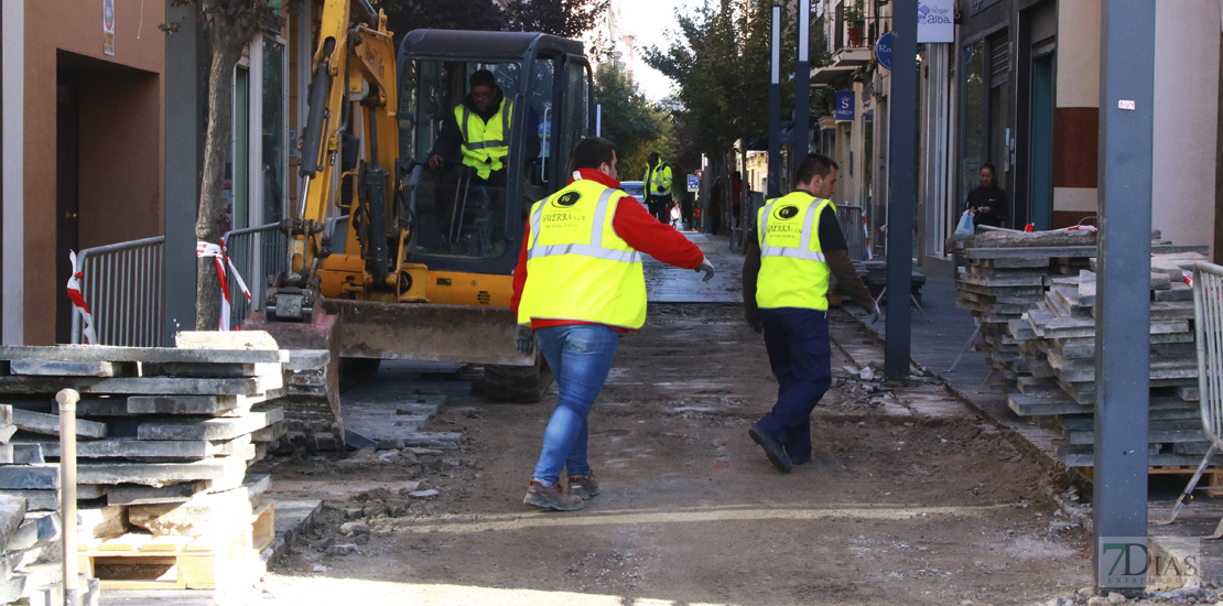 Comienza la reforma de la plataforma única del Casco Antiguo de Badajoz