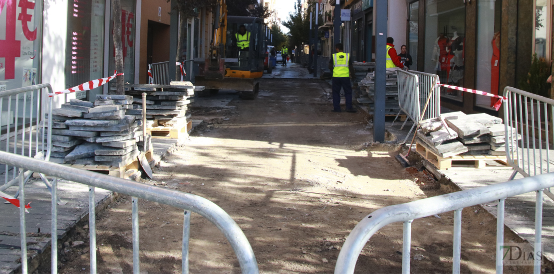 Comienza la reforma de la plataforma única del Casco Antiguo de Badajoz