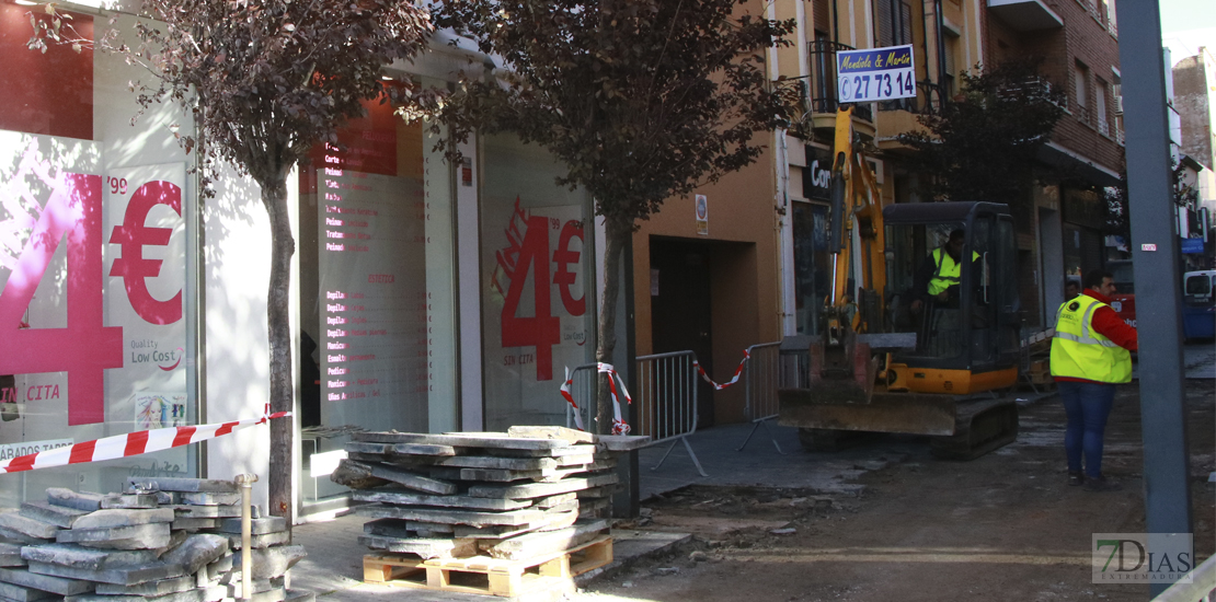 Comienza la reforma de la plataforma única del Casco Antiguo de Badajoz