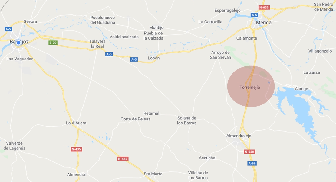 Muere tras incendiarse su vivienda en la provincia de Badajoz