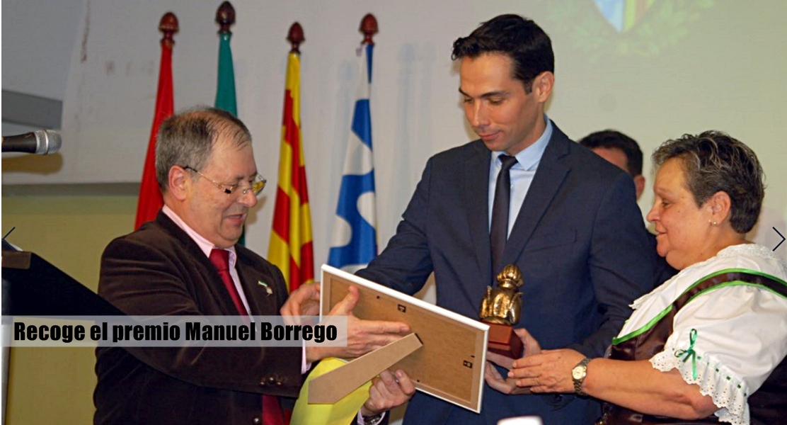 El presidente de la Diputación de Badajoz, premiado en Badalona