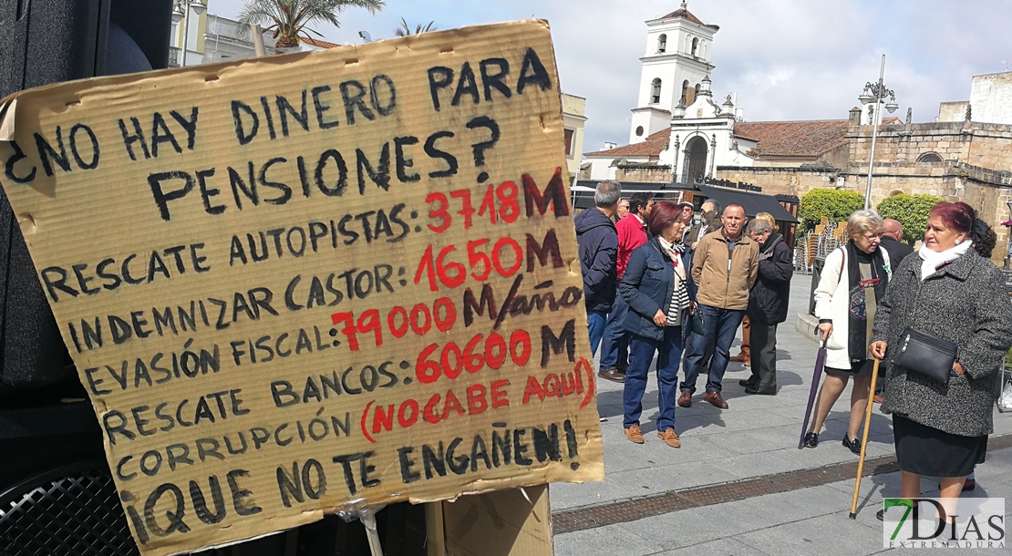 Los jubilados extremeños cobran 193 euros menos que los de toda España cada mes