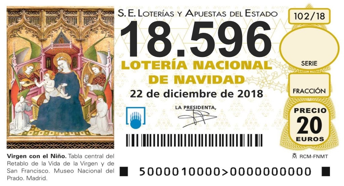 Aquí el penúltimo quinto premio, 18.596