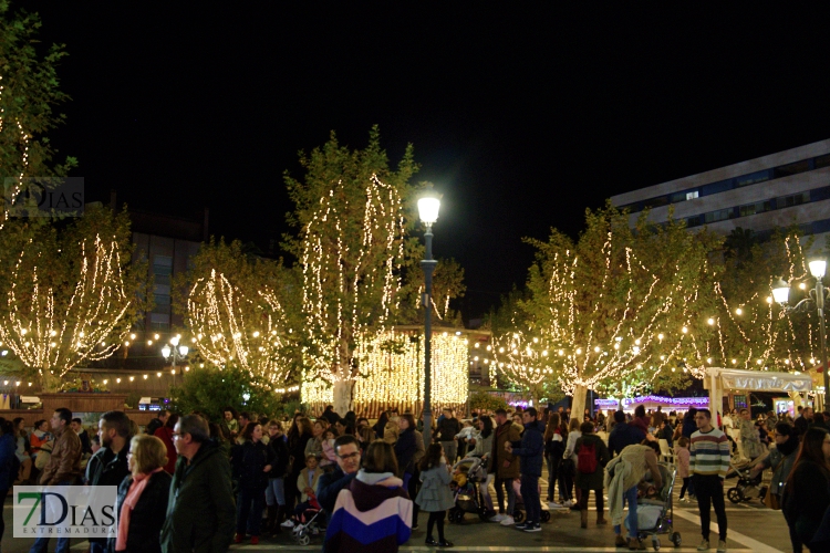 Gran ambiente en Badajoz para recibir la Navidad