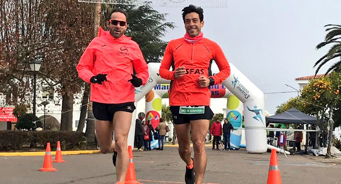 González y Sánchez ganan el III Cross Navideño Valdelacalzada