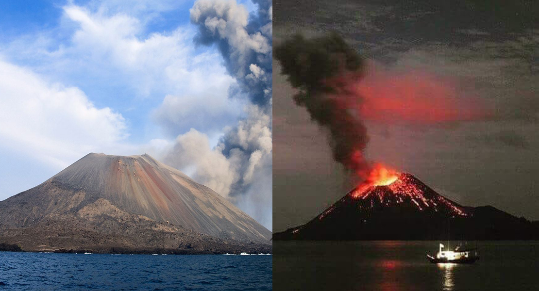 Indonesia sigue en alerta de tsunami por la continua actividad volcánica del Anak Krakatoa