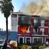 Grave incendio de vivienda en Montijo