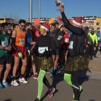 Buen tiempo y éxito de participación en la San Silvestre pacense 2018