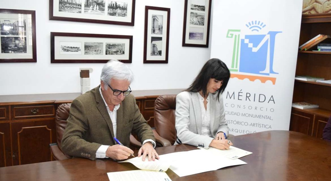 Consorcio y arquitectos acuerdan mejorar los yacimientos arqueológicos de Mérida