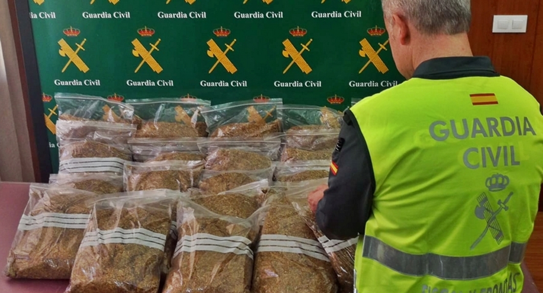 Interceptado un correo con 24 kilos de picadura para hacer cigarrillos en Badajoz