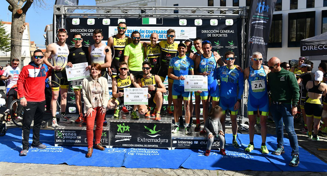 El Triatlón Don Benito y el Capex brillan en Arroyo de la Luz