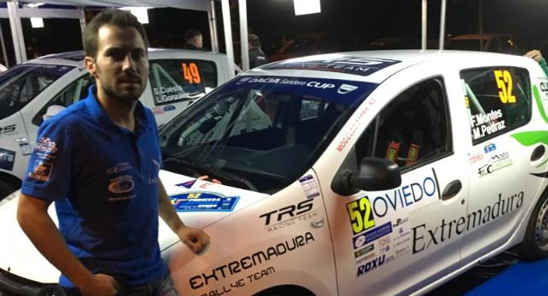 Manuel Pedraz, el nuevo copiloto hervanense del Extremadura Rally Team