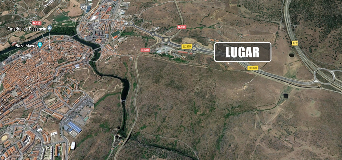 Grave al sufrir un accidente laboral en Plasencia