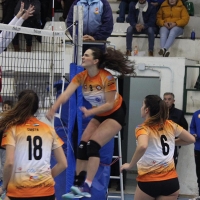 Duelo directo entre el Pacense Voleibol y el Feel Volley Alcobendas