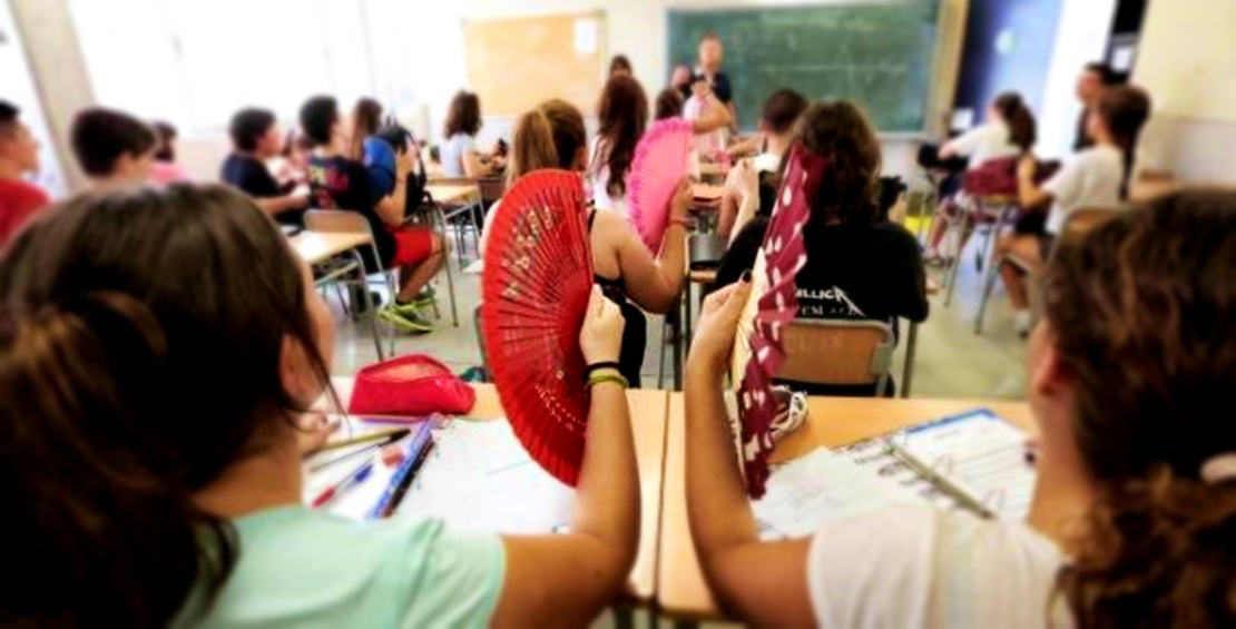 CSIF exige un protocolo hasta que no se aplique la ley contra el calor en las aulas