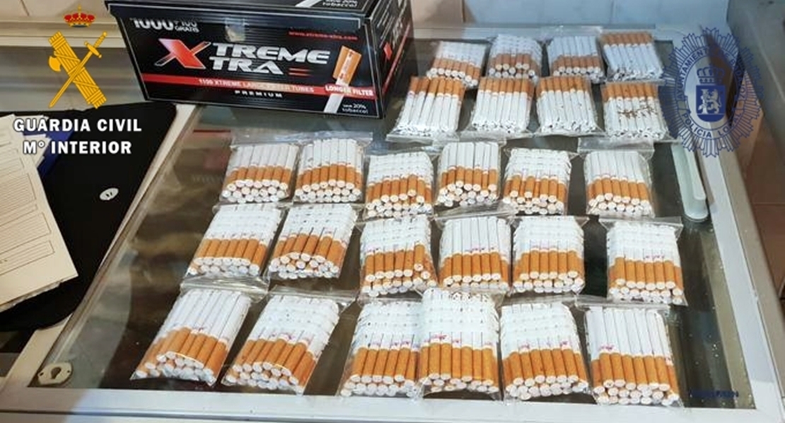 Incautan 500 cigarrillos caseros que se vendía a menores en una tienda de chucherías