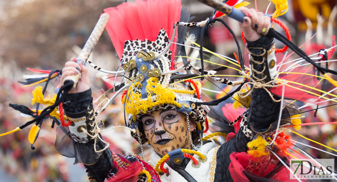 Gran nivel en el desfile de comparsas infantil del Carnaval de Badajoz