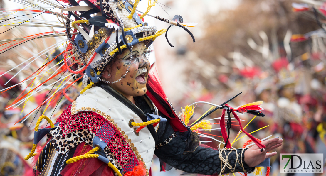 Gran nivel en el desfile de comparsas infantil del Carnaval de Badajoz