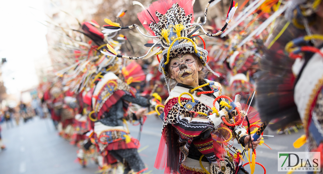 Gran nivel en el desfile de comparsas infantil del Carnaval de Badajoz