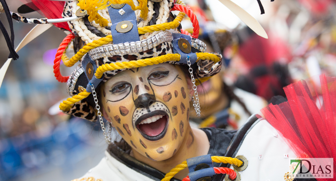 Gran nivel en el desfile de comparsas infantil del Carnaval de Badajoz