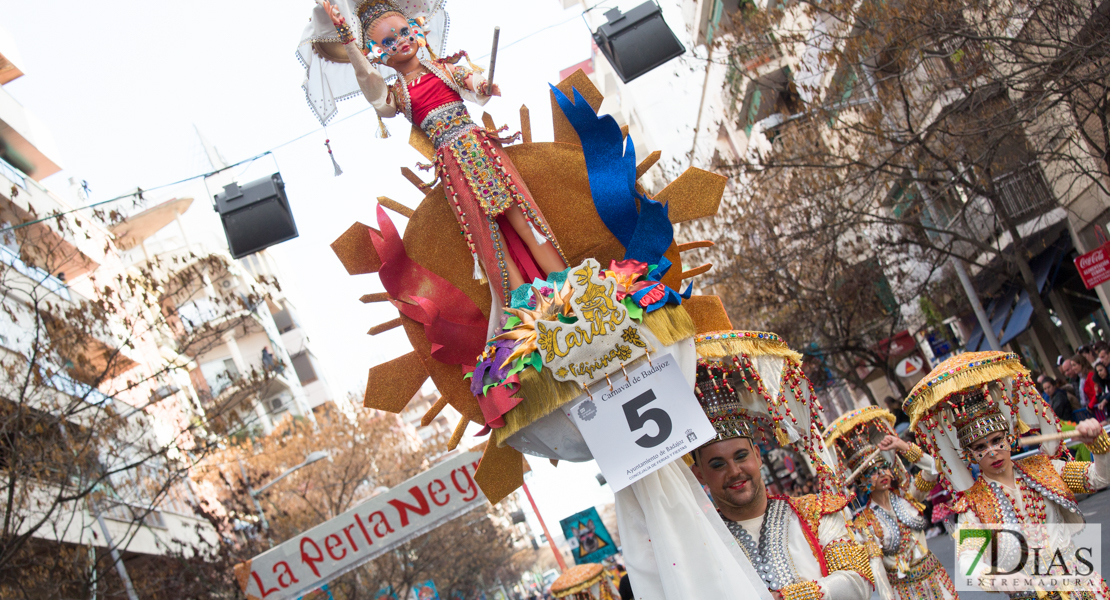 Gran nivel en el desfile de comparsas infantil del Carnaval de Badajoz