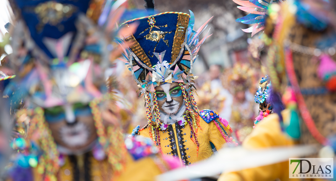 Gran nivel en el desfile de comparsas infantil del Carnaval de Badajoz