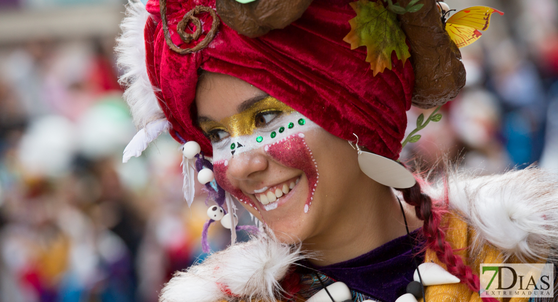 Gran nivel en el desfile de comparsas infantil del Carnaval de Badajoz