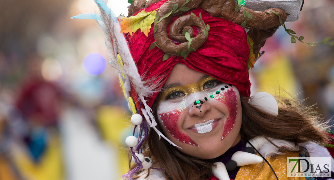 Gran nivel en el desfile de comparsas infantil del Carnaval de Badajoz