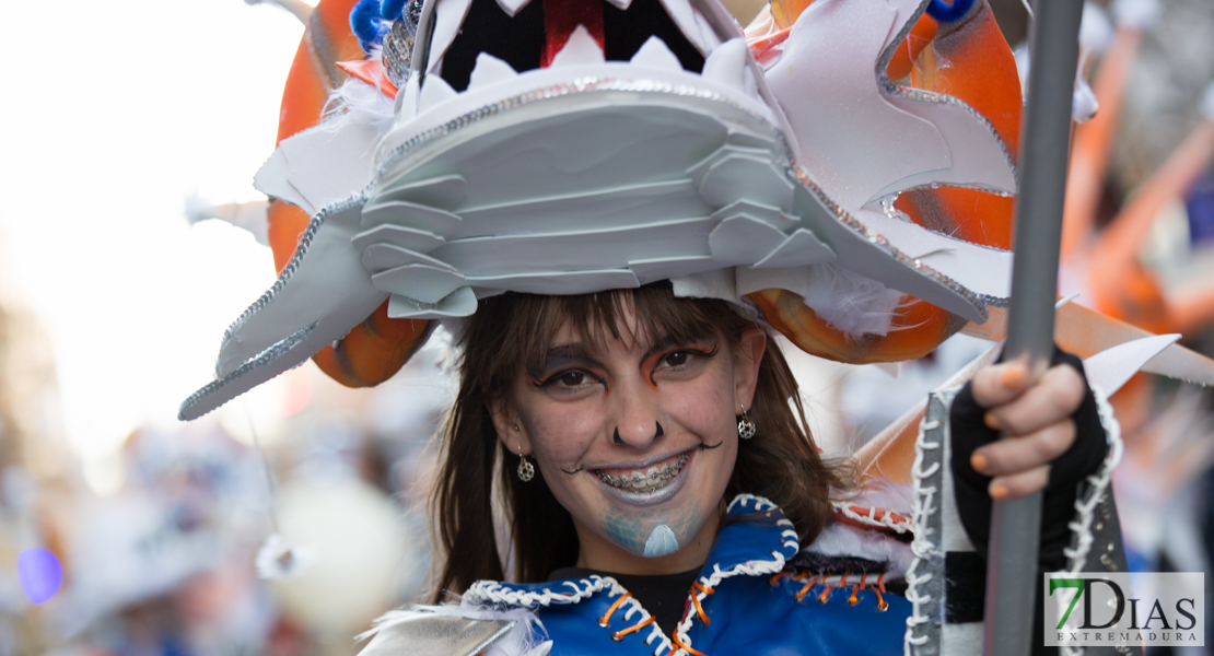 Gran nivel en el desfile de comparsas infantil del Carnaval de Badajoz