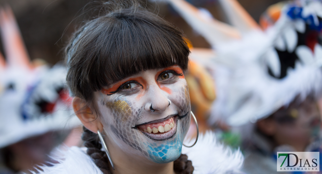 Gran nivel en el desfile de comparsas infantil del Carnaval de Badajoz