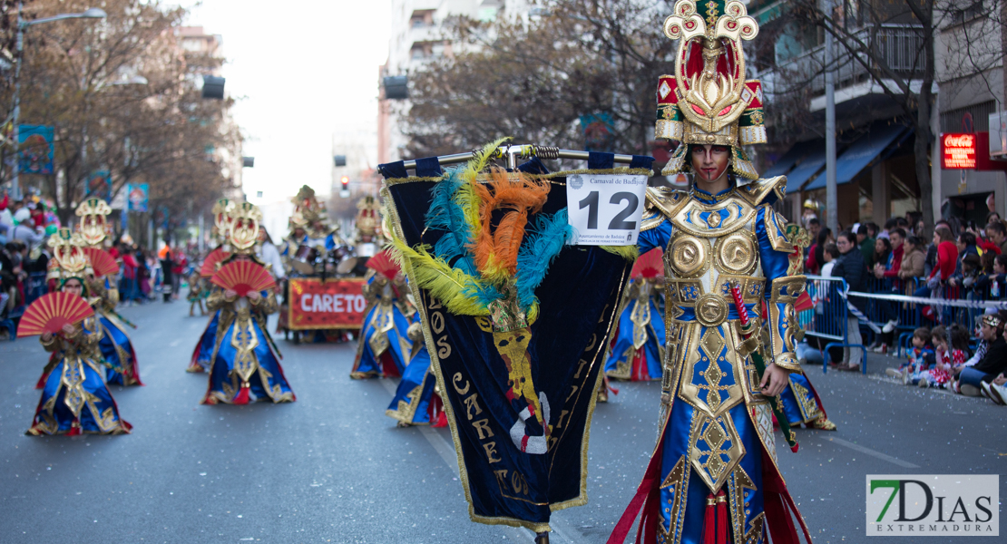 Gran nivel en el desfile de comparsas infantil del Carnaval de Badajoz