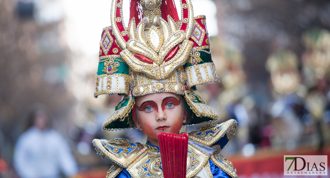 Gran nivel en el desfile de comparsas infantil del Carnaval de Badajoz