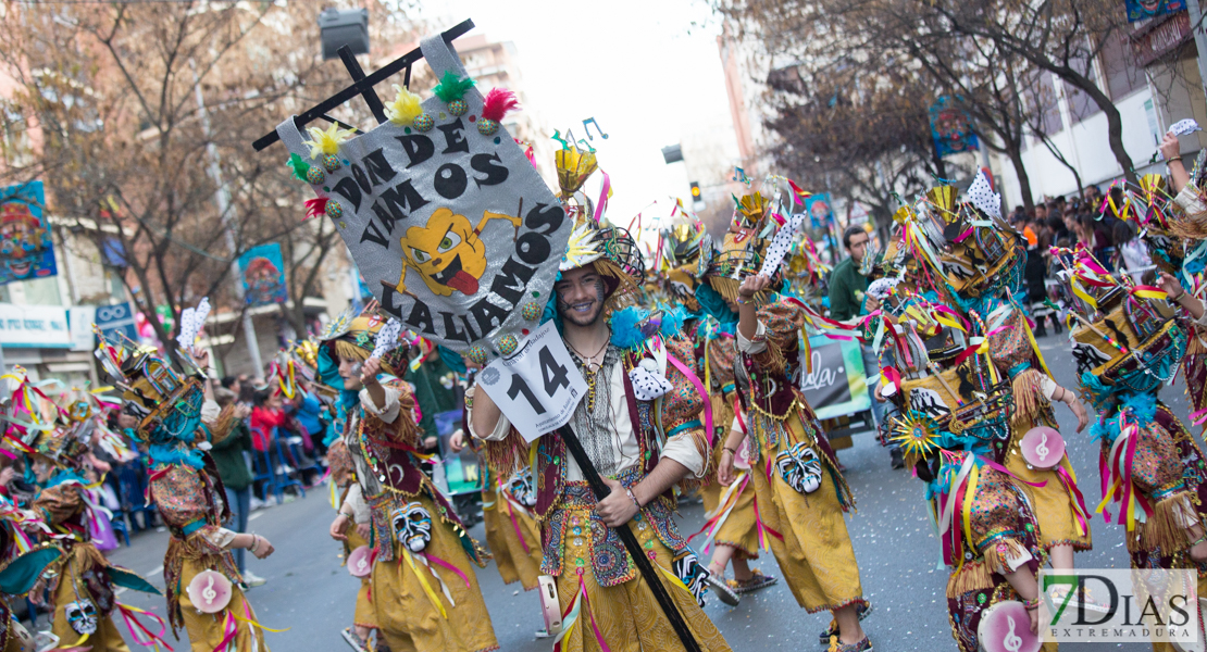 Gran nivel en el desfile de comparsas infantil del Carnaval de Badajoz