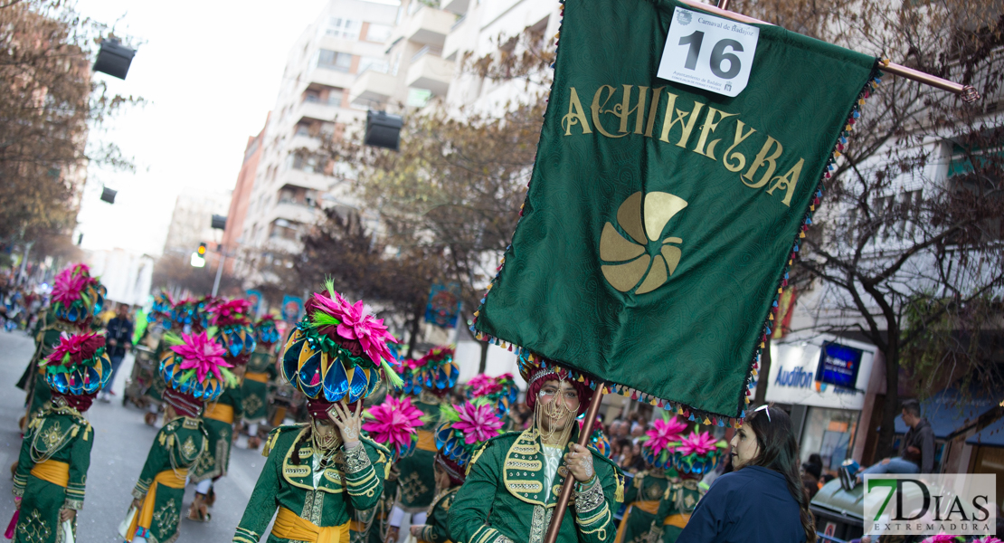 Gran nivel en el desfile de comparsas infantil del Carnaval de Badajoz