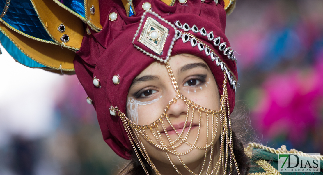 Gran nivel en el desfile de comparsas infantil del Carnaval de Badajoz