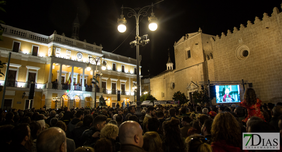 Pregón de Tejero que abre el Carnaval de Badajoz 2019