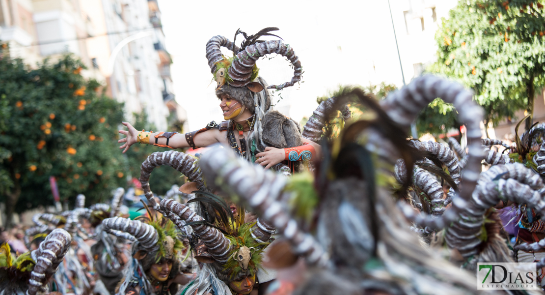 Los mejores planos generales del desfile de comparsas del carnaval de Badajoz