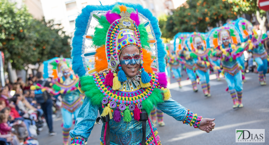 Los mejores planos generales del desfile de comparsas del carnaval de Badajoz